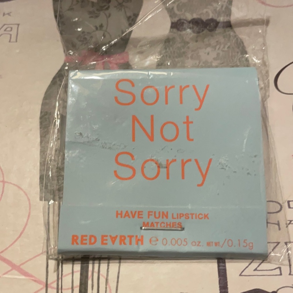 “Sorry not sorry “mini lipsticks